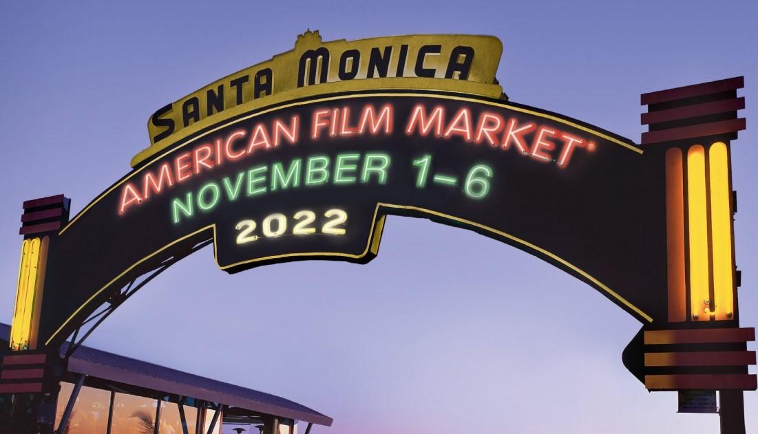 American FIlm Market Santa Monica Pier Sign 2022